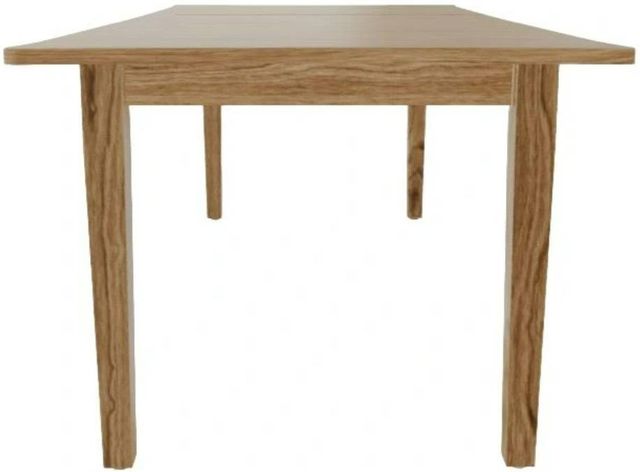 Mavin Customizable 38" Concave Extendable Dining Table with 18" Leaf-2