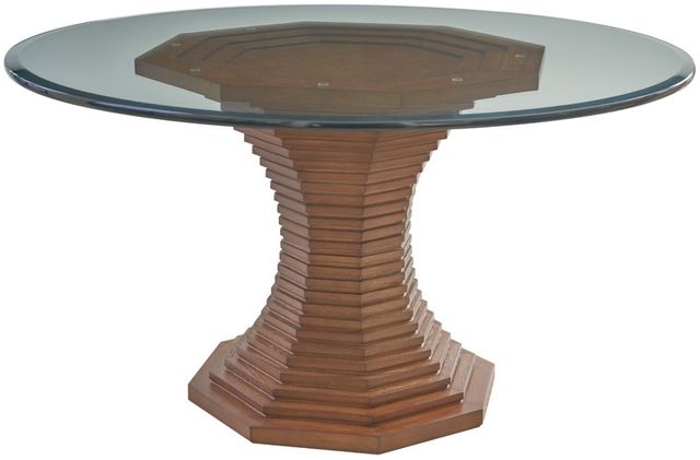 Lexington Home La Costa Cabrillo 72" Glass Top Dining Table-0