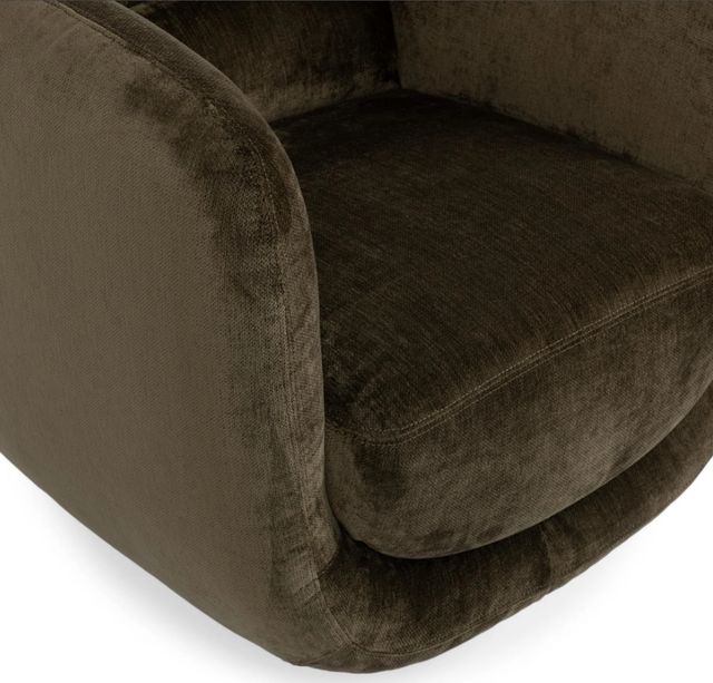 Classic Home Nico Olive Green Swivel Chair-4