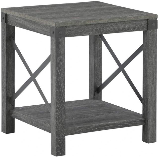 Signature Design by Ashley® Freedan Grayish Brown End Table-0