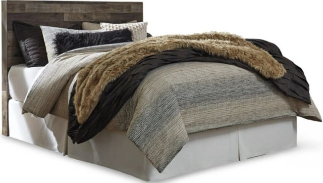 Benchcraft® Derekson 5-Piece Multi Gray Queen/Full Panel Headboard Bedroom Set-1