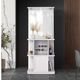 Elements International Wendolyn Light Glossy White Wine Cabinet-1