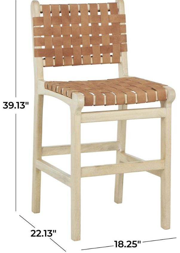 Deco Marche Light Brown Bar Stool-3
