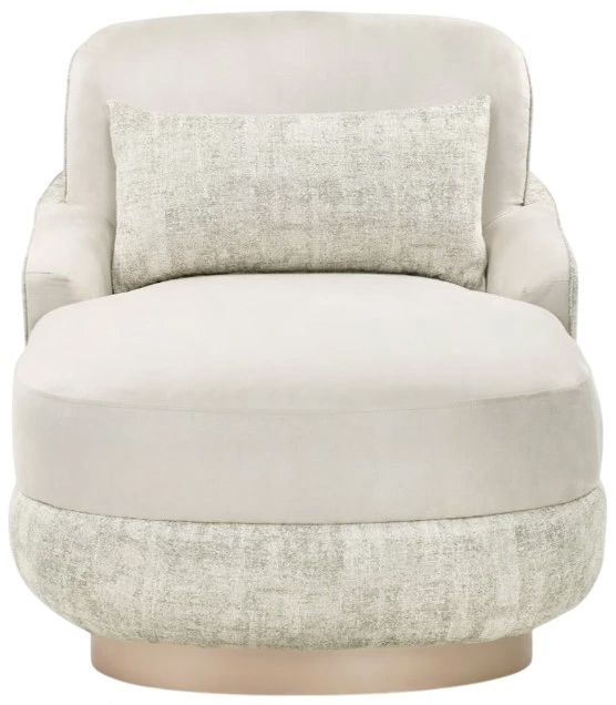 Michael Amini® Aurora Moonlight Chaise-1