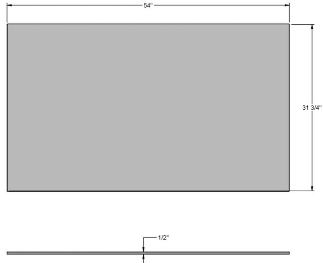 Amisco Customizable Lidya 54" Rectangular Dining Table-2