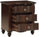 Mazin Furniture Meghan 4 Piece Espresso Twin Bedroom Set-4