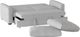 Homelegance® Price Gray Convertible Studio Sofa with Pull-Out Bed-4