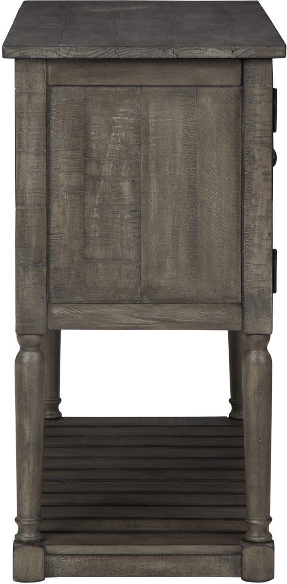 Signature Design by Ashley® Lennick Antique Gray Accent Cabinet-3