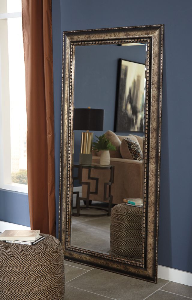 Signature Design by Ashley® Dulal Antique Silver Accent Mirror-1