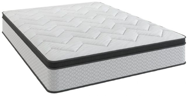 Sherwood® Bedding Truform 10" Elevate Innerspring Medium Faux Euro Top Twin XL Mattress -0