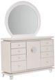 Michael Amini® Glimmering Heights Ivory Dresser with Mirror-0
