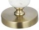 A & B Home Gold/White Hurricane Candle Holder-2