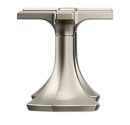 KOHLER® Occasion® Vibrant Brushed Nickel Cross Bathroom Sink Faucet Handles-2