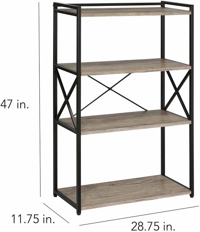 Steve Silver Co. Corday Black/Gray Bookcase-3