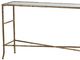 A & B Home Antique Gold Console Table-1