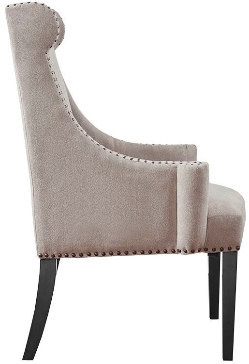 Olliix by Madison Park Taupe Marcel High Back Wing Chair-3