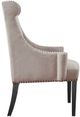 Olliix by Madison Park Taupe Marcel High Back Wing Chair-3