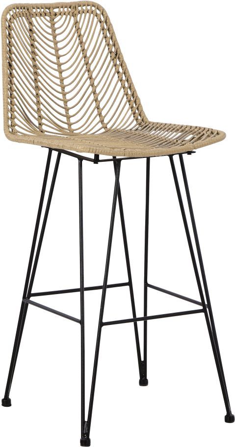 Signature Design by Ashley® Angentree Natural/Black Bar Stool-0
