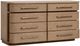 Magnussen Home® Thorne Amber Brown Double Drawer Dresser-2