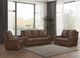 BarcaLounger® Briar Clifton Chocolate Leather Power Reclining Loveseat-1