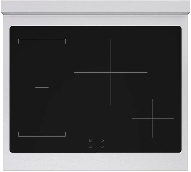 ZLINE Autograph Edition Paramount 30" Satin Stainless Steel Pro Style Induction Range with White Matte Door & Matte Black Accents-2