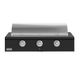 Caliber™ Rockwell Social 48" 3-Burner Ultra Matte Black Built-In Natural Gas Grill with Chrome Hardware-1