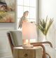 Stylecraft Malta Cream/White Accent Desk Lamp-5