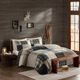 Olliix by Woolrich Tan Full/Queen Winter Hills Oversized Cotton Quilt Set-3