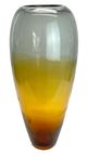 A & B Home Black/Brown/Clear Handmade Vase-0