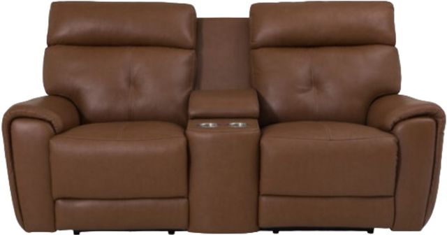 Palliser® Furniture Customizable Aedon Power Reclining Console Loveseat with Power Headrest-1