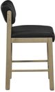 Coaster® Kehoe 2-Piece Black/Natural Oak Counter Stool Set-5