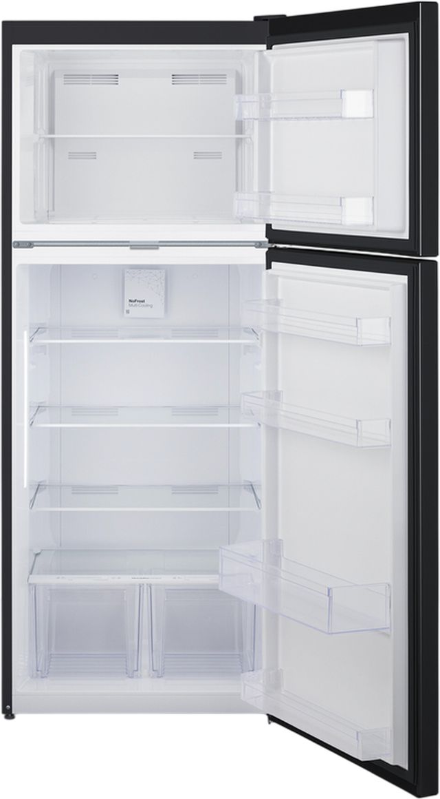 Summit® 28" 14.3 Cu. Ft. Black Counter Depth Top Freezer Refrigerator-2