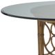 Tommy Bahama® Furniture Key Biscayne Emerald Bay 54'' Bamboo Veneered Top Dining Table with Leather-Wrapped Rattan Base-2