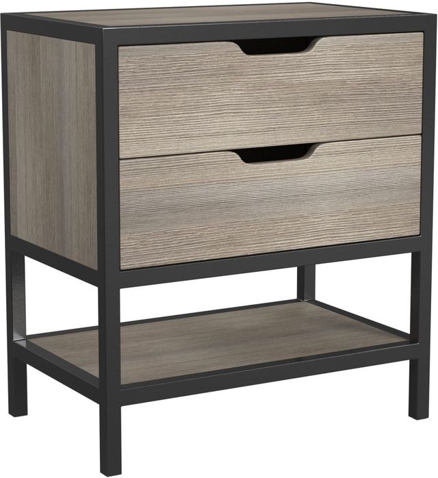 Intercon Midtown Youth Black/Ebano Nightstand-0
