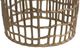 Bassett Mirror Harper Glass Top Accent Table with Brass Base-3