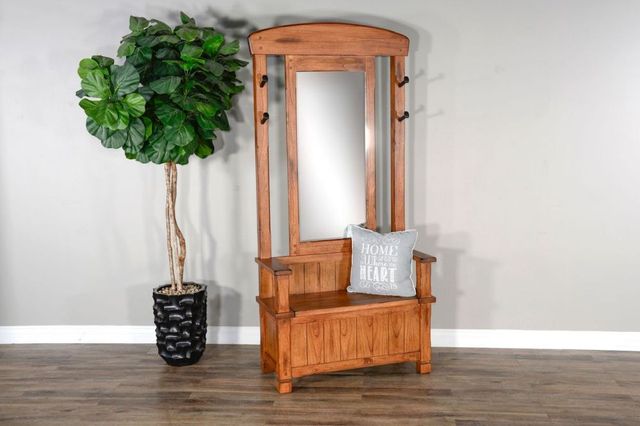 Sunny Designs™ Sedona Rustic Oak Hall Tree-1