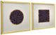 A & B Home Lillian 2-Piece Gold/Purple/White Wall Decor Set-0