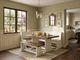 Sunny Designs™ Pasadena 4-Piece Buckskin/Marble White Breakfast Nook Set-1