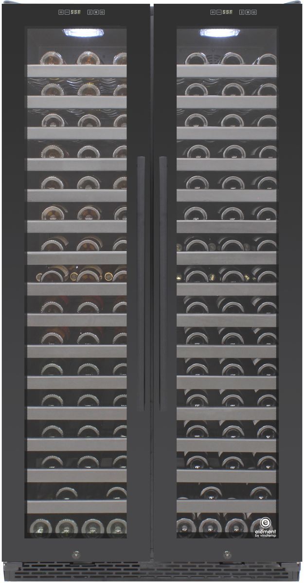 Vinotemp Butler Series 36" Black Wine Cooler-1