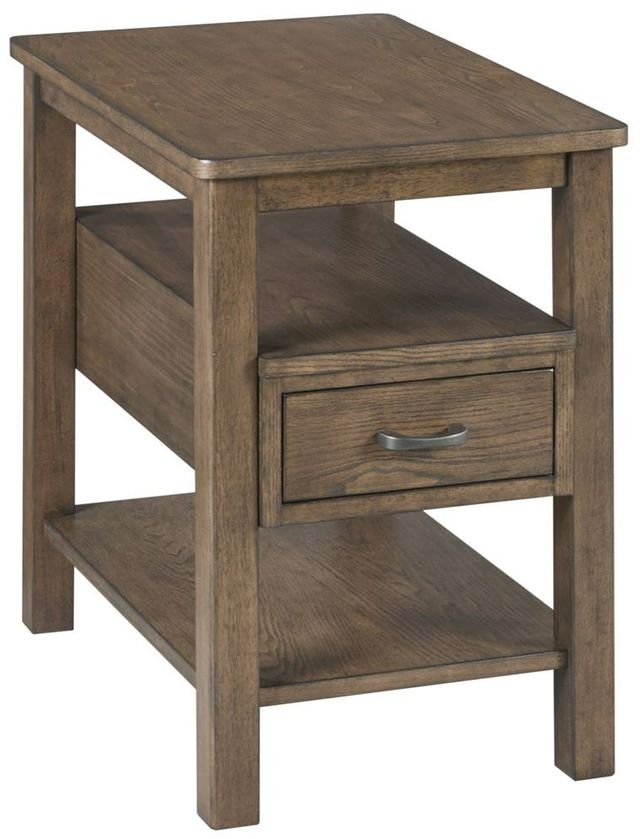 England Furniture Costa Way Deep Brown Rectangular Chairside Table-0