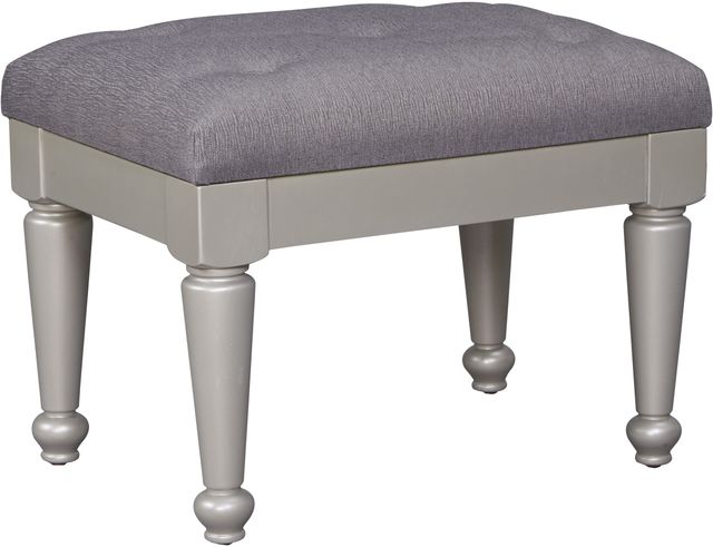 Signature Design by Ashley® Coralayne Silver Upholstered Stool-0