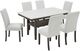 New Classic® Home Furnishings Carissa 7-Piece Espresso/Stone Dining Table Set-0