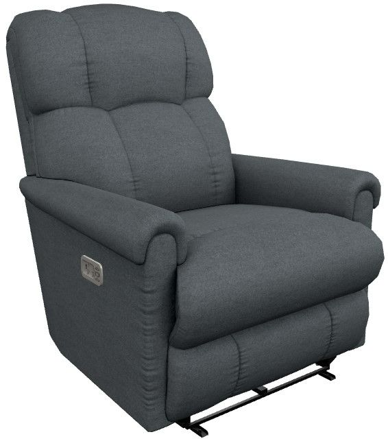 La-Z-Boy® Pinnacle Denim Power Wall Recliner with Headrest and Lumbar-0