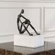 Uttermost® Sit Back, Relax and Read Dark Brown Sculpture-1