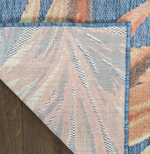 Nourison Home™ Aloha Blue Rose 5'x8' Style 2 Area Rug-2