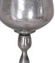 A & B Home Keavy Reflective Silver Candle Holder-1
