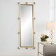 Uttermost® Balkan Metallic Gold Leaf Tall Mirror-1