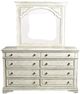 Steve Silver Co. Highland Park 4-Piece Cathedral White/Gray King Panel Bedroom Set-2