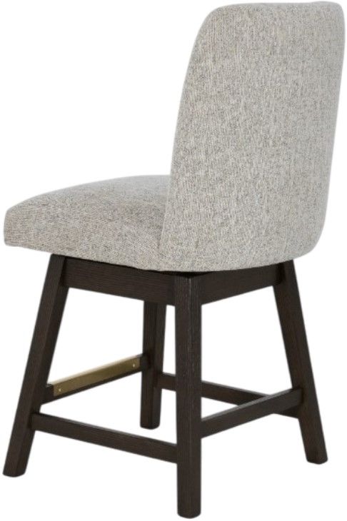 Signature Design by Ashley® Burkhaus Beige/Dark Brown Swivel Bar Stool-3