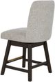 Signature Design by Ashley® Burkhaus Beige/Dark Brown Swivel Bar Stool-3